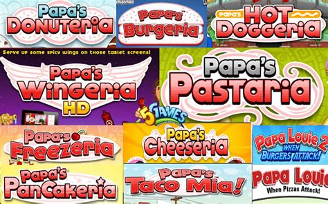 Papa's Series Games in Order and Where to Play Them Online.